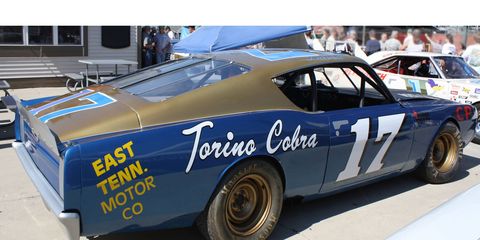 Pearson would have driven a Holman Moody-prepped Ford Torino Talladega much like this one to victory at Bristol.