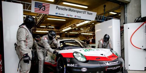 Porsche GT Team IMSA looked competitive during the weekend test for the 24 Hours of Le Mans.