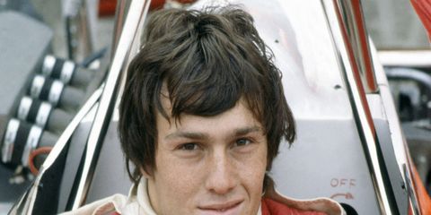 Andrea De Cesaris at the 1980 Canadian Grand Prix, where he drove for Alfa Romeo.