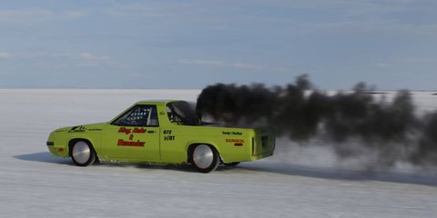 Dodge Rampage goes for a record at the Bonneville Salt Flats