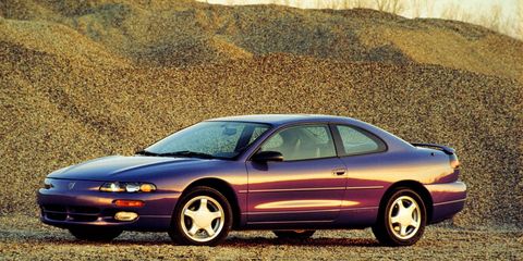 The Dodge Avenger debuted in 1995 offering a 2.5-liter V6 engine in range-topping ES models.