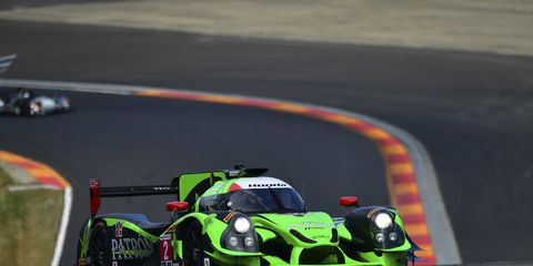 The No. 2 Tequila Patron ESM Honda-powered Ligier JS P2 Prototype set the fastest time overall at the hands of driver Johannes van Overbeek on Saturday during IMSA qualifying at Watkins Glen.