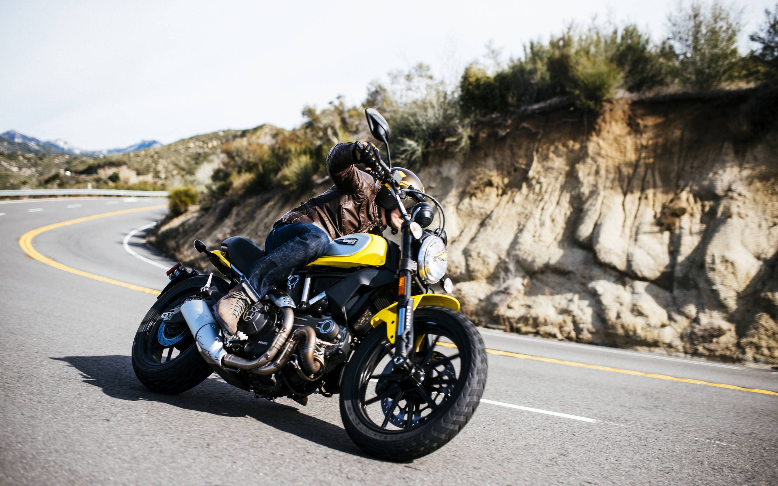 Ducati Scrambler motorcycle first ride
