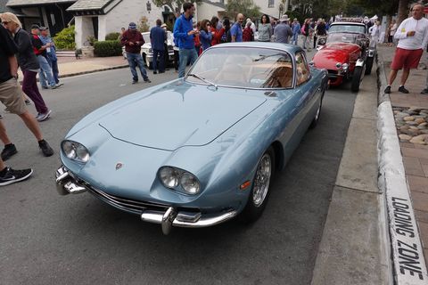 Best in Show 1966 Lamborghini 400 GT owned by Robert Ross. It's a car he's lusted after since he was 15 and saw one at the dealership on Wilshire Blvd. in Beverly Hills.
