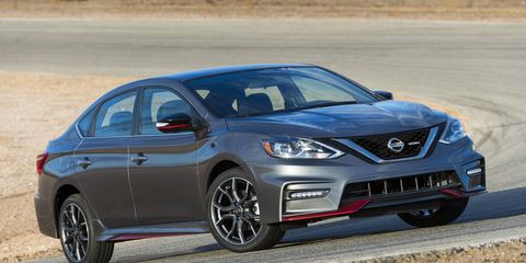 The 2017 Nissan Sentra Nismo will cost about $25,000.