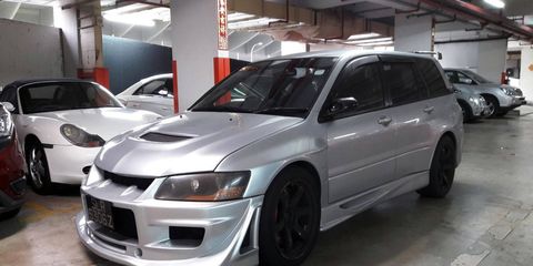 The Evo wagon was offered with a six-speed manual or five-speed automatic in Japan.