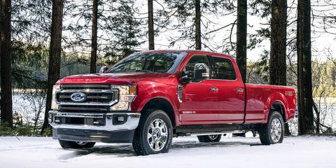 A new 7.3-liter gasoline V8 will join the engine lineup for the 2020 model year, alongside two other existing engines including a 6.7-liter Power Stroke diesel and a 6.2-liter gas V8 that will continue on as the base engine.