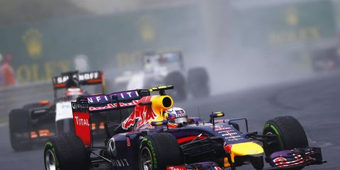 Daniel Ricciardo won in Hungary on Sunday, but the grandstands were not as full as Formula One boss Bernie Ecclestone would have liked.