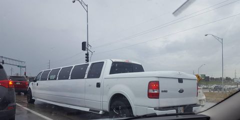We've seen a lot of limos, but this F-150 just has us scratching our heads.