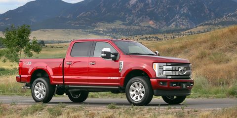 Ford’s latest recall affects approximately 8,000 2017 Ford Super Duty pickup trucks.