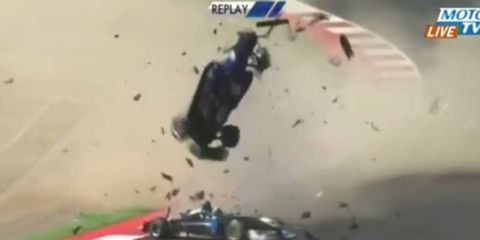 A massive Formula 3 crash at the Red Bull Ring Saturday left two drivers in the hospital.