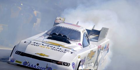 John Force Racing is consolidating its entertainment and racing operations in an effort to streamline business.
