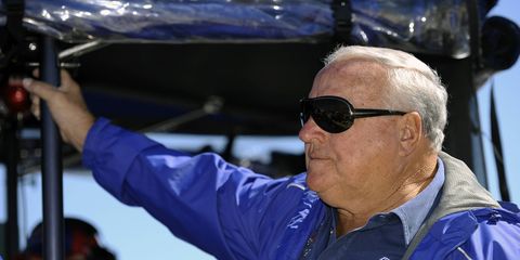 A.J. Foyt, shown here in 2014 at Pocono, traveled to the IndyCar test in Louisiana on Saturday.