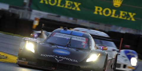 Jordan Taylor exceeded maximum drive time at the Rolex 24 Hours of Daytona.
