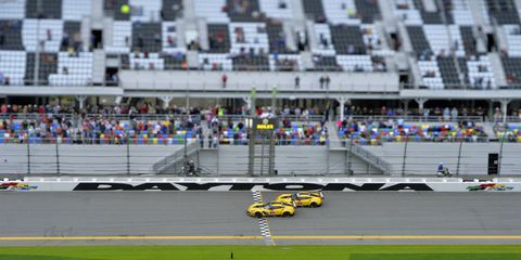 Oliver Gavin and Antonio Garcia drove to a fantastic finish on Sunday at the Rolex 24 Hours.