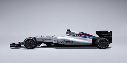 Williams released photos of its 2015 car earlier this week.