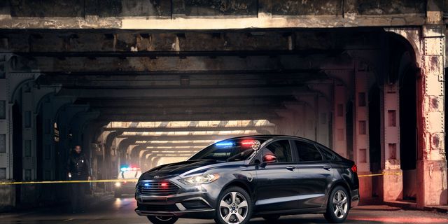 Ford's Special Service Plug-In Hybrid Sedan looks more like a civilian Fusion than a police interceptor, but that's the point.
