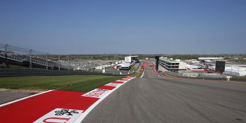 The first corner at the Circuit of the Americas -- a blind, uphill left. Unfortunately with a smaller field at this weekend's U.S. Grand Prix, spectators might see sections of the track with few or no drivers.