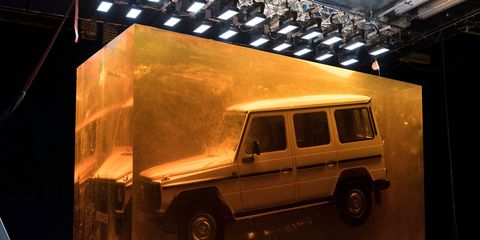Behold, the G-Class, encased for all eternity.