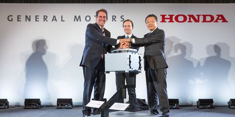 Last month, General Motors and Honda announced a manufacturing joint venture to mass produce an advanced hydrogen fuel-cell system.