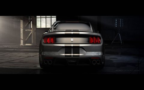 Quad tailpipes help the 5.2-liter V8 breath easy. We're sure they help with the GT350's soundtrack, too.