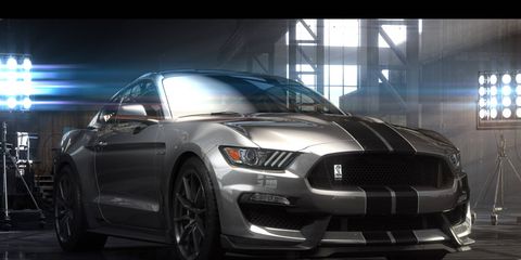 Ford revealed the Shelby GT350 Mustang on Monday before the LA Auto Show.