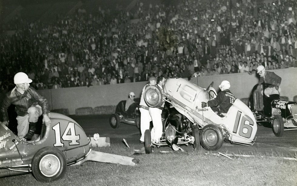 NASCAR's Wild Night of Racing at Chicago's Soldier Field in 1956