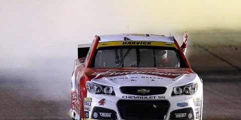 Kevin Harvick won the NASCAR Sprint Cup Series finale at Homestead, Fla., to clinch his first Cup championship.