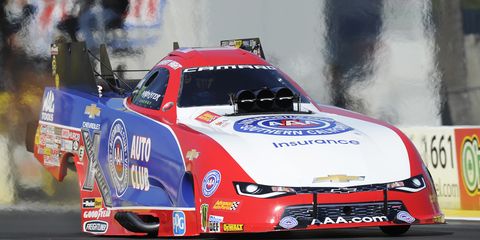 NHRA Funny Car points leader Robert Hight has a 15 point lead heading to Ponoma.