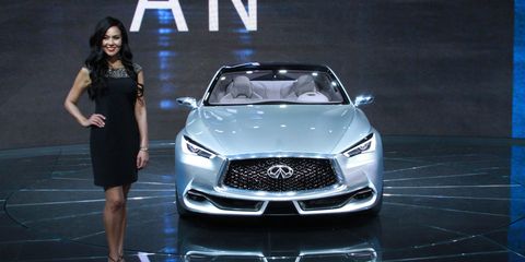 The Infiniti Q60 concept coupe was revealed on day two of the 2015 Detroit auto show