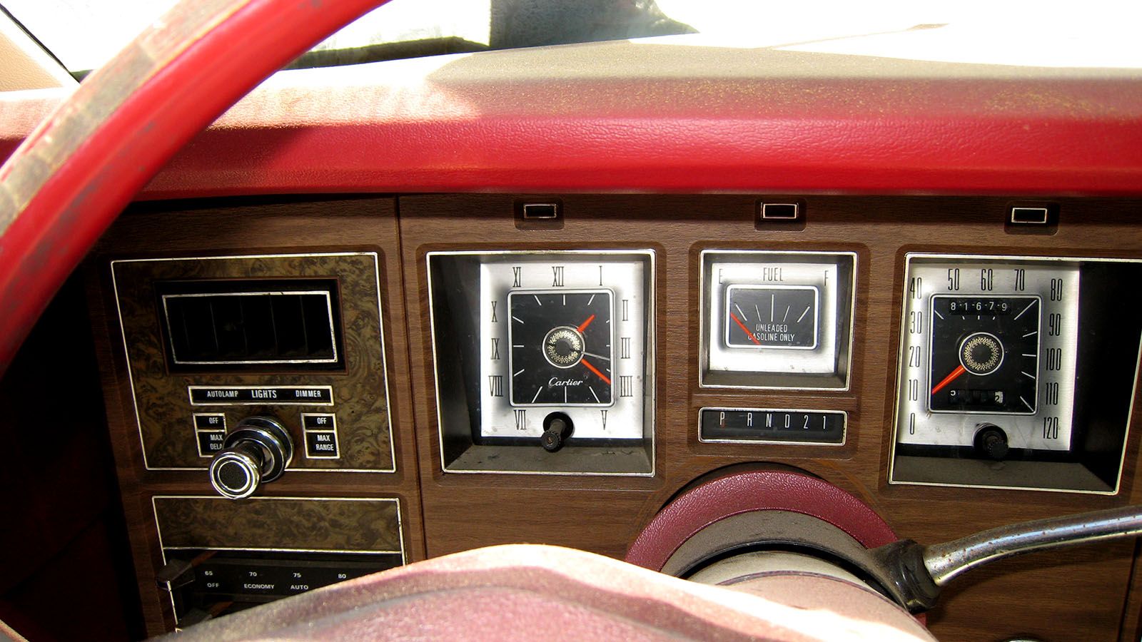 Car Clock of the Week 1974 Lincoln Continental Mark IV Cartier