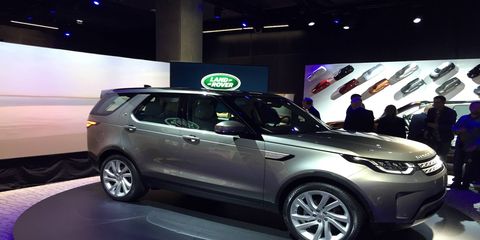 Photo taken at the Discovery's live reveal event in Paris ahead of its British launch.