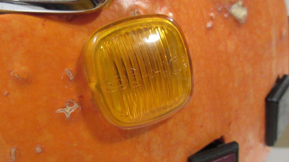 These little square side-marker lights came on late-1990s Audis and are very easy to find in wrecking yards.