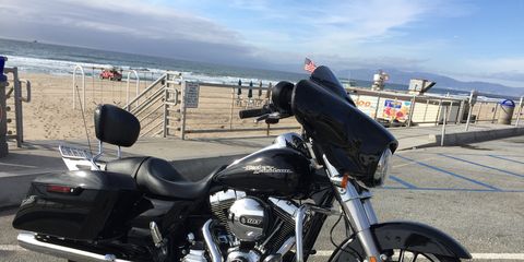EagleRider rents more Harleys than any other brand. This is our 2016 Street Glide.