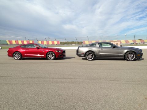 2014 and 2015 Ford Mustang GT nose to tail