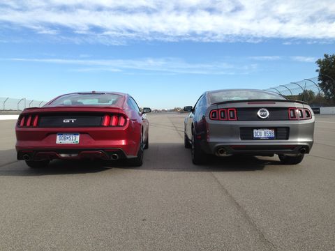 We think the tail on the new Mustang GT looks much better than the old one.