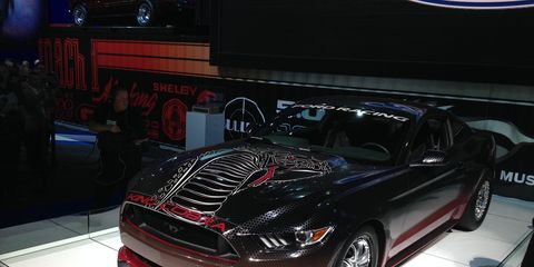The Ford Mustang King Cobra was revealed at the SEMA show.