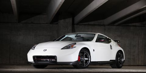 The 2014 Nissan 370Z Nismo comes in at a base price of $43,810 with our tester topping off at $46,370.