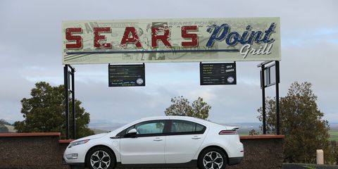 The Sears Point Grill up by the bleachers isn't open during 24 Hours of LeMons races.
