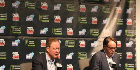 Brian France and Brent Dewar praised NASCAR's relationship with title sponsor Monster Energy and said the ownership charter program is producing results.