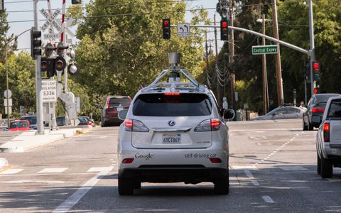 We rode in Google's self-driving Lexus RX450h SUV and one of the self-driving vehicle prototypes.