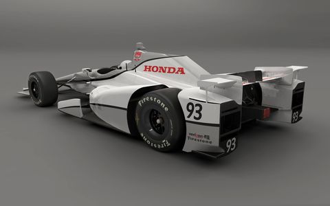 Honda's 2015 Indycar super speedway aero kit.