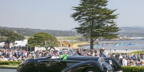 1939 Bugatti Type 57C Voll & Ruhrbeck Cabriolet is a beautiful car that has been recognized as such since it rolled into the world ... nearly 80 years ago. It snagged another award -- first in class for European classic, late -- at the 2017 Pebble Beach Concours d'Elegance.