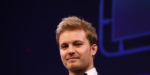 Nico Rosberg received the International Racing Driver of the Year Award at the Autosport Awards.
