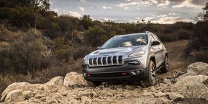 The 2014 Jeep Cherokee Trailhawk comes in at a base price of $29,495 with our tester reaching $38,170 after a few options.