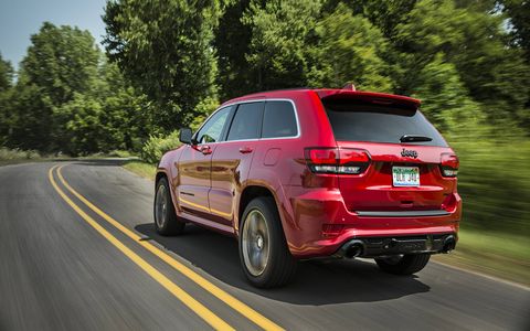 New safety technologies such as Forward Collision Warning and Rear Cross Path detection have been added to the SRT model.