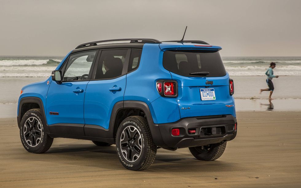 Jeep Renegade does well on and off road but can't float.
