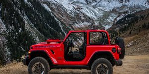 Jeep showed this and two other images of the coming JL Wrangler. More to come at the Los Angeles Auto Show.