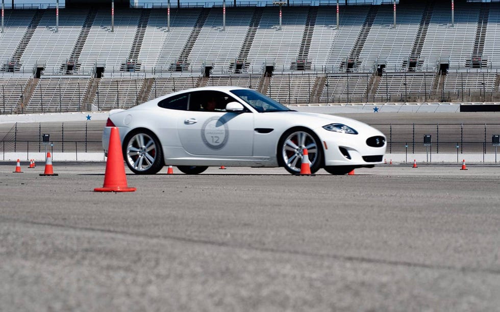 An Academy student puts an XKR to the test.