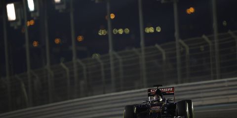 Toro Rosso driver Jean-Eric Vergne at the Abu Dhabi Grand Prix this past weekend.